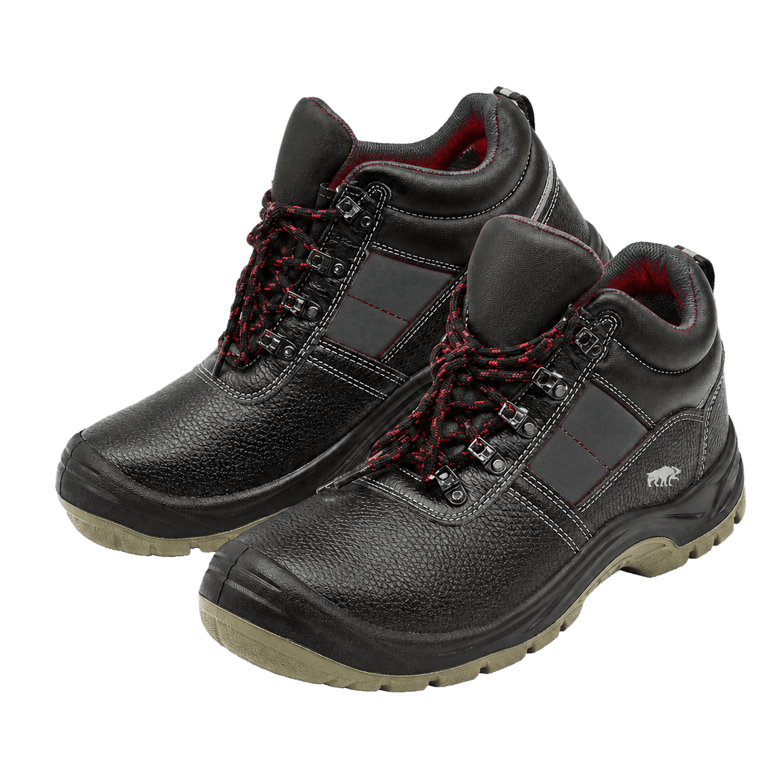 Leather safety boots